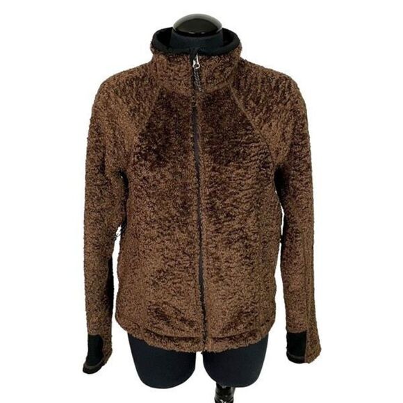 Mountain Hardwear Brown Sherpa  Full Zip Jacket - Women’s M - Picture 1 of 7